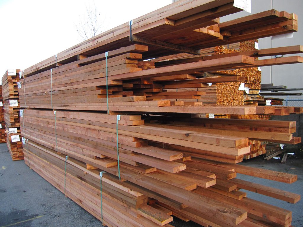 western red cedar lumber