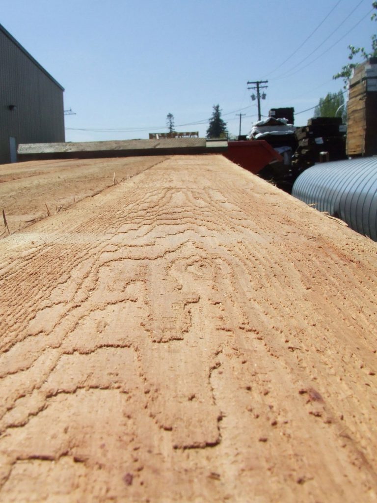 clear western red cedar timbers