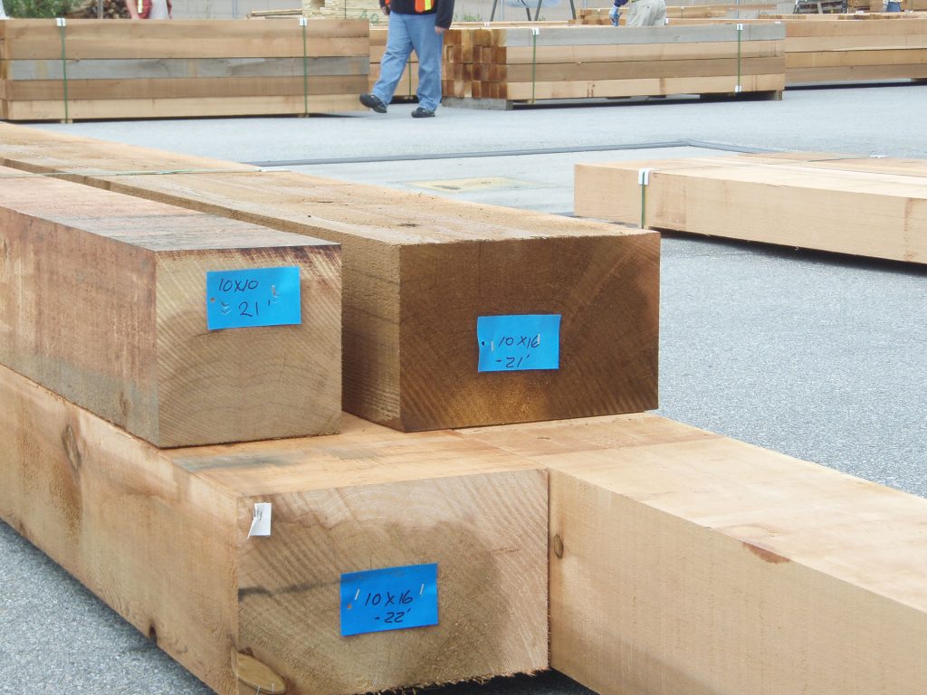 structural grade cedar timbers