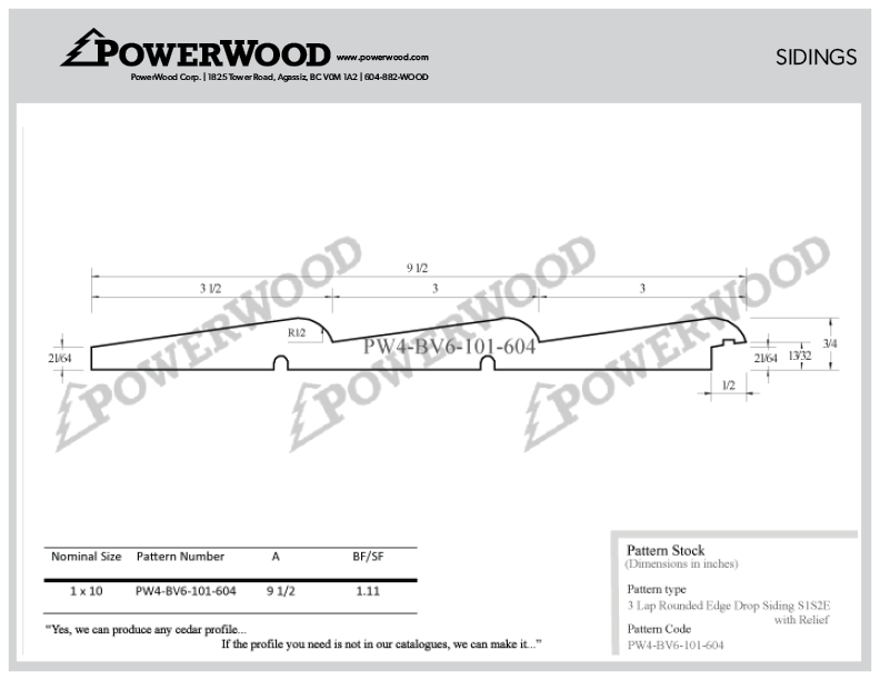 Custom Cedar Siding Patterns