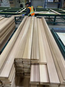 we offer WESTERN RED CEDAR CLEARS AS C&BTR, A&BTR AND CLEAR VG