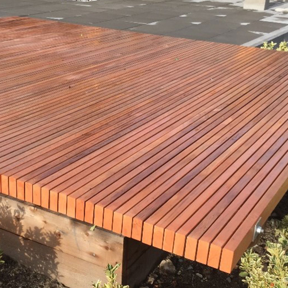 clear decking with limited knots